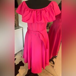 Flying Tomato Belted  Pink Dress